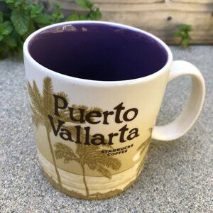 VTG Puerto Vallarta Mexico Starbucks Coffee Cup Mug City Collector Series​